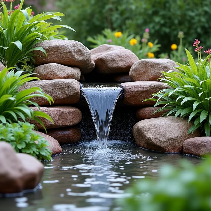 Cascate decorative da giardino